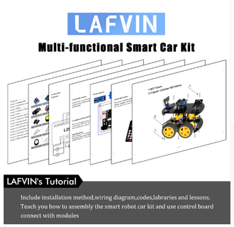 LAFVIN Multi-functional Smart Robot Car Kit with UNO R3