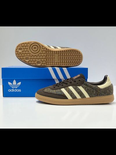 Adidas Samba OG Tweed Pack Dark Brown