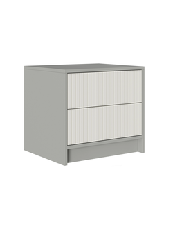 Селена ТМ-001 Тумба прикроватная Шиншилла серая / Кварц грей софт