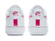 Кроссовки Nike Air Force 1 Low 'Airbrush Pink Gradient' Airbrush White Pink (W) бело-малиновые