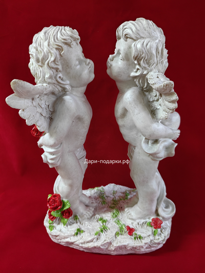 Ангелы Влюбленная парочка  45*30см   4кг   полистоун Россия  4648/012784**