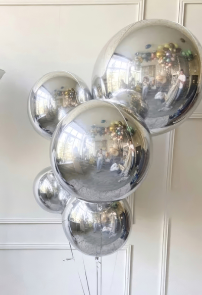 3D фольгированные сферы 53см (цвета в ассортименте)