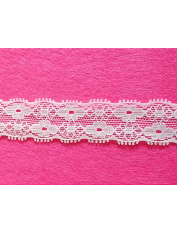 Кружевная тесьма стрейч, 24 мм, арт. Н6622