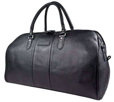 Кожаная дорожная сумка Campelli black (арт. 4014-01)