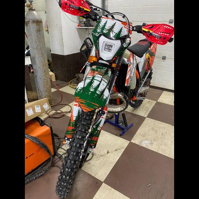 Наклейки на мотоцикл KTM 125-450 SX, SXF 2019-2022, EXC 2020-2023/GR8 #1659