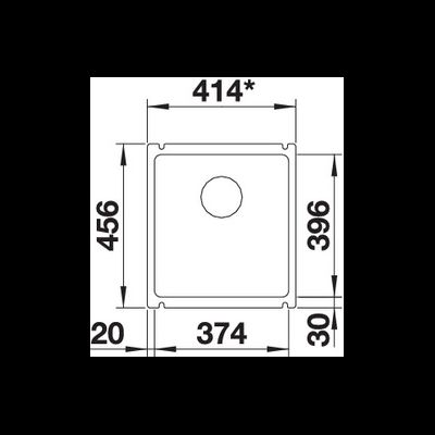 Мойка Blanco Subline 375-U