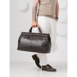 Кожаный саквояж Otranto brown (арт. 4006-04)