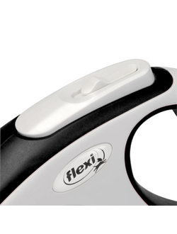 Flexi рулетка NEW LINE Comfort L (до 60 кг) лента 5 м серый/черный