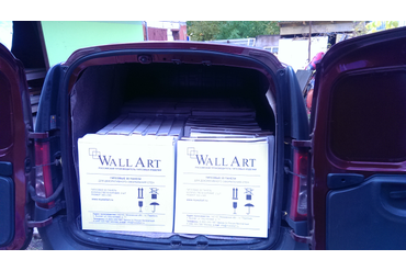 Доставка очередного заказа. Объем - 25 м2. г. Москва