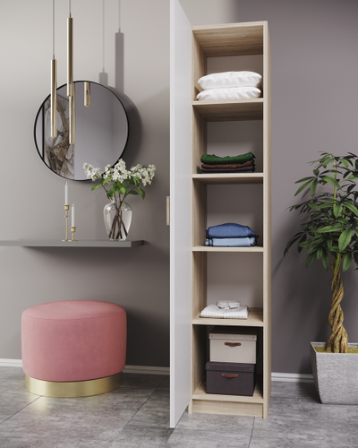 Шкаф-пенал SK400 Спейс Сонома (Гросс)