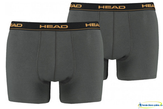 Трусы HEAD Basic Boxer 2P (серый-оранжевый)