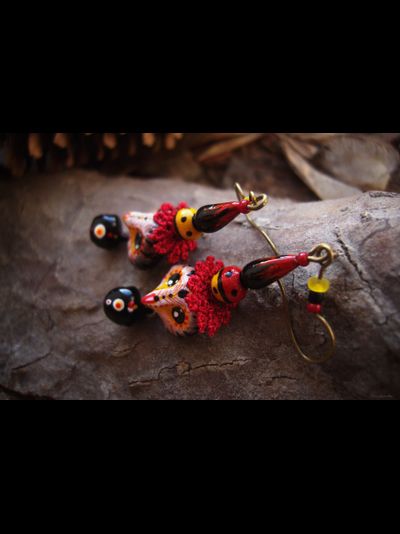 Серьги с колокольчиками-талисманами от сглаза &quot;Чародейские совушки&quot;