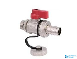 Кран шар. дренажный 1/2'' со съемным штуцером VIEIR в Тамбове