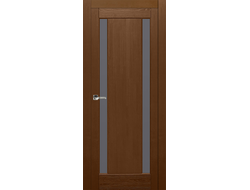 Дверь античный орех,  Милан натуральный массив.