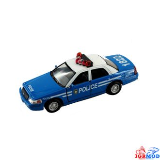 Ford Crown Victoria Police синяя (12шт в коробке) арт.KT5342AD
