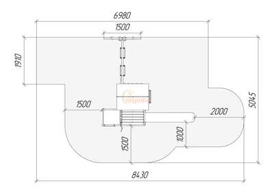 Детская площадка Савушка TooSun 3 Plus