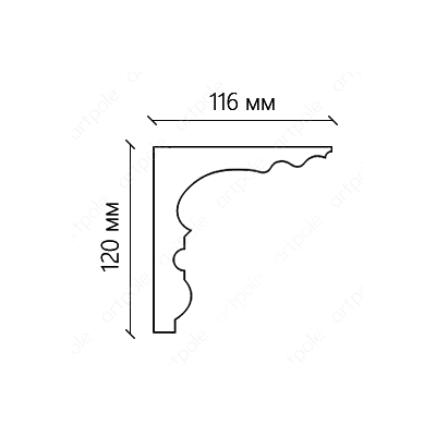 Карниз гладкий SKT1