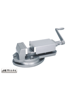 Тиски станочные прецизионные фрезерные JETlift 150x150 мм с поворотным основанием для фрезерных станков