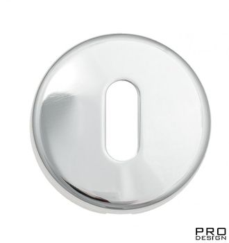 Накладка под ключ буратино на круглом основании Fratelli Cattini KEY 7-CR полированный хром 2 шт.