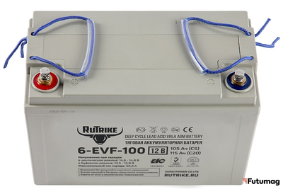 Тяговый аккумулятор RuTrike 6-EVF-100 (12V100A/H C3)