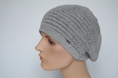 Светло - серый женский берет Vizio Италия 7079 фото