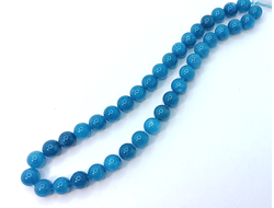 Аквакварц 10 мм голубой нить