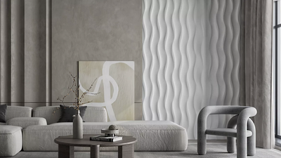 Гипсовая панель COTTON артикул M-0041