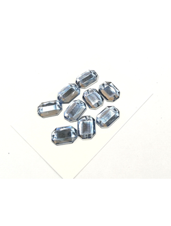 Стразы акриловые пришивные 20 мм, цвет холодный голубой 26