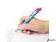 Ручка шариковая масляная автоматическая BRAUBERG «FRUITY RX», СИНЯЯ, soft-touch, узел 0,7 мм, линия письма 0,35 мм. 142656