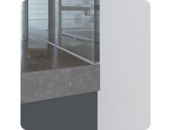 Универсальный уплотнительный профиль AP632 Серебро