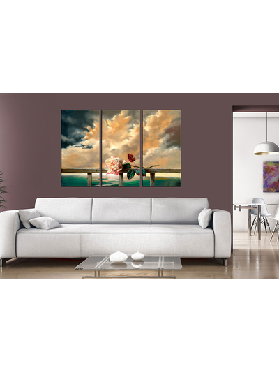 Модульная картина &quot;Ванильные облака&quot;