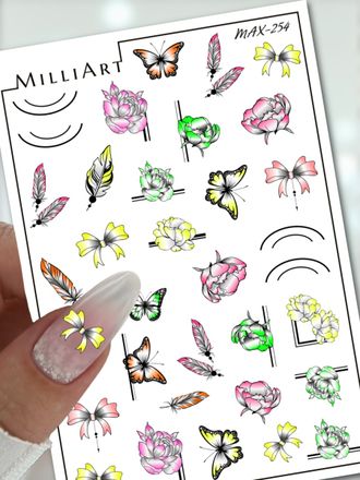 Слайдер-дизайн MilliArt Nails MAX-254