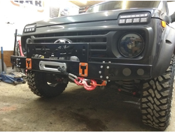 Буксировочная проушина ZST "Hummer Style" 2.5т. крепление на крашбокс 1 шт.