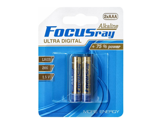 Батарейка ААА FOCUSray LR03 ULTRA DIGITAL щелочная (в упаковке 2 шт)