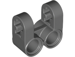 Technic, Axle and Pin Connector Perpendicular Double Split, Dark Bluish Gray (41678 / 4234599)
