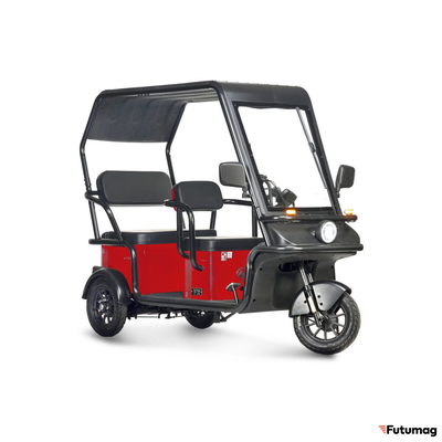 Электротрицикл Wanshida NIPLA 570 60V 1000Вт красный