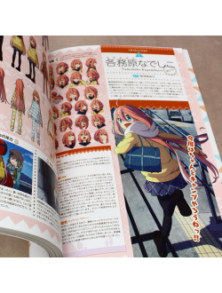 Оригинальный Арт Бук Yuru Camp Guide Book (Лагерь на свежем воздухе)