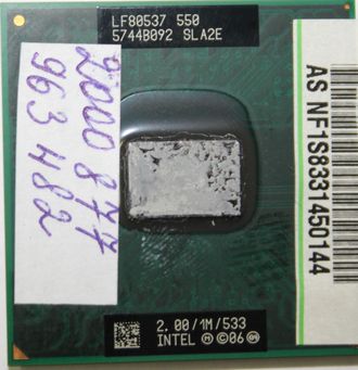 Процессор для ноутбука Intel Celeron M550 2.0Ghz socket P PPGA478 (комиссионный товар)