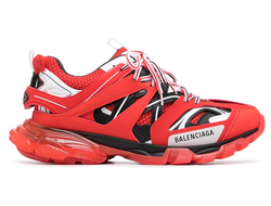 Кроссовки Balenciaga Track Sneaker Clear Sole Red