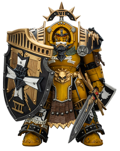 Претор Имперских Кулаков в броне Тартарос (Warhammer Horus Heresy) - КОЛЛЕКЦИОННАЯ ФИГУРКА 1/18 Imperial Fists Legion Praetor in Tartaros Terminator Armour  (JT03295) - JOYTOY