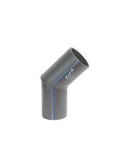 D280 SDR17 Отвод сварной сегментный ПНД ПЭ100 1°- 45°