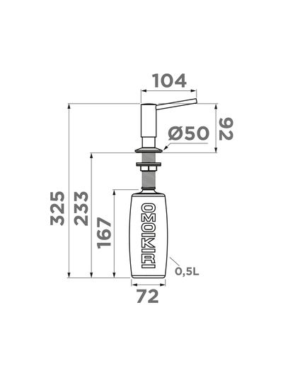 Дозатор OMOIKIRI OM-02 IB