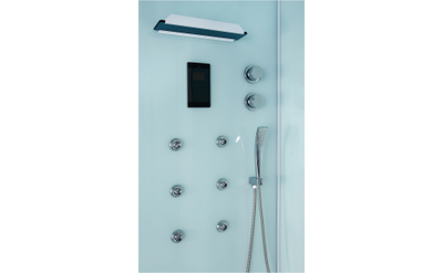 ДУШЕВАЯ КАБИНА С ПАРОМ, 900*1200*2200 ORAS SR 86120BLS (модификация 1)