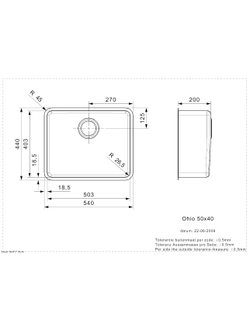 Мойка Reginox Ohio 50x40 Regi Color