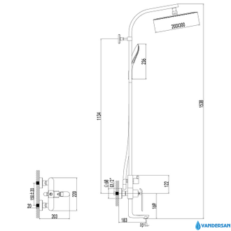 Смеситель для ванны Melange LM4962CW