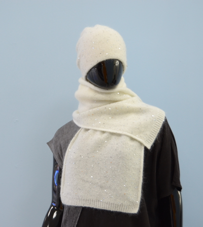 шапка и шарф вязаный комплект Италия Vizio фото