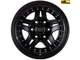 Комплект дисков R16 10,0J ET-44 6*139,7 Sakura Wheels R3917 Черный (№ 531)