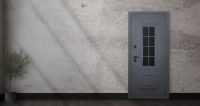 Стальная дверь   Galant с окном (терморазрыв 3к). Заказная модель.