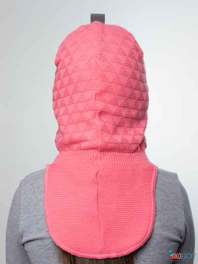 Шапка-шлем "Саша" 20201-02, цвет розовый, р. 48-50