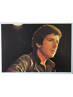 Leonard Cohen Музыкальные открытки, Original Music Card, винтажные почтовые открытки, Intpressshop